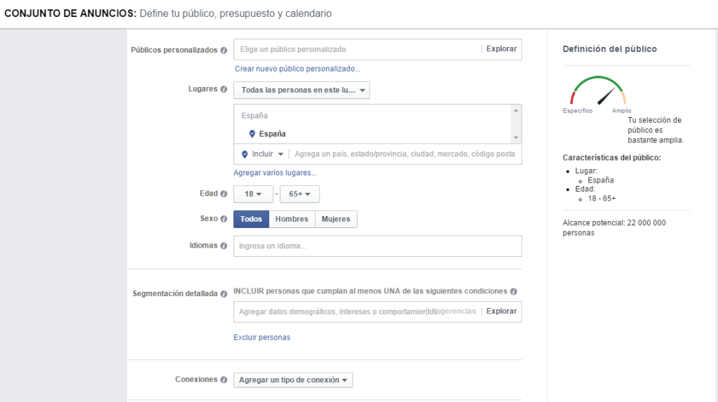 Publicidad de Facebook para Empresas