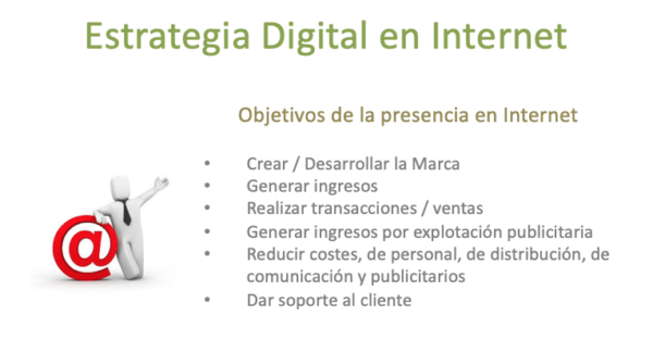 Objetivos de una estrategia digital