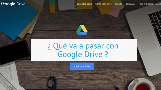 Qué va a pasar con Google Drive