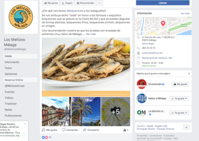 Marketing Digital Facebook Restaurantes