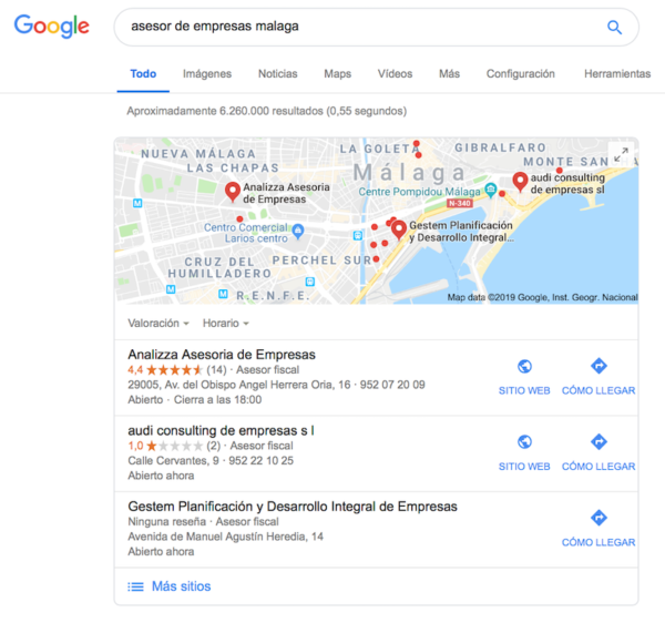 Marketing Digital para Profesionales Independientes - Google My Business