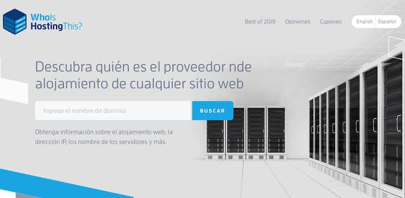 Como saber quien es mi proveedor de hosting