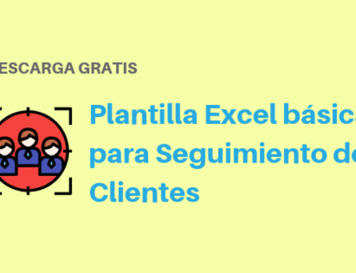 Plantilla Excel Básica para Control y Seguimiento de Clientes