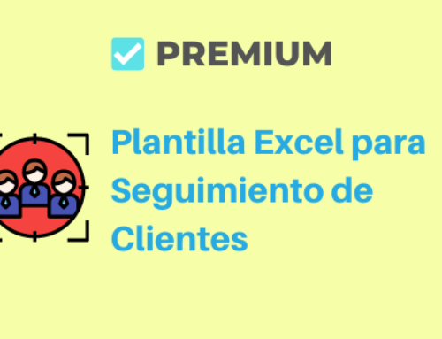 Plantilla Excel Básica para Control y Seguimiento de Clientes