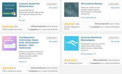 Plugins Customer Reviews Woocommerce
