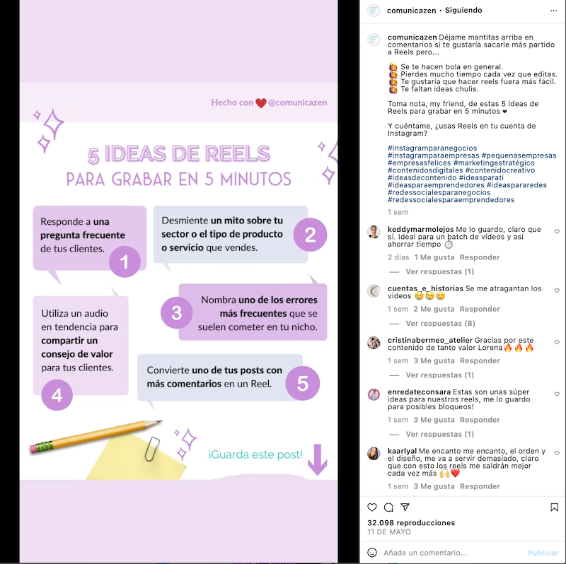 como hacer seo en el feed de instagram