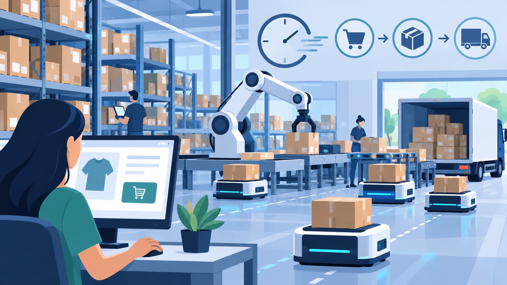 Robotización logística para eCommerce: más agilidad